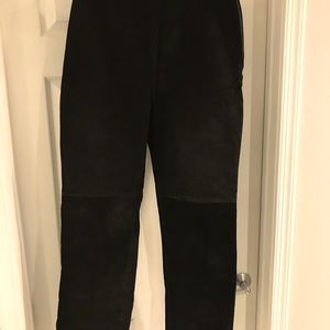 Black Suede pants